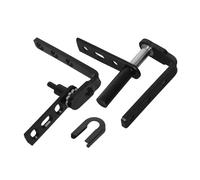 SAFIGLE 2pcs Stainless Steel Heavy Duty Swinging Door Hinges Self-Closing Gravity Spring for Indoor Outdoor Louvre Doors Dual Direction Auto Reset Hardware Replacement