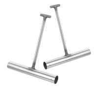 SAFIGLE 2pcs Stainless Steel Manhole Cover Lifting Hook T Handle Heavy Tool
