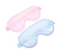 SAFIGLE 2pcs Steam Eye Mask for Sleeping Reusable Gel Compress Eye Patch Cooling Therapy for Dark Circles Headache Relief