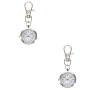 SAFIGLE 2pcs Students Watch Luminous Pointer Nurse Student Watch Keychain for Boys and Girls Activity