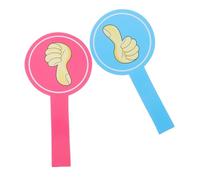 SAFIGLE 2pcs Thumbs Up and Down Foam Voting Paddles Classroom Participation Tools for Student Feedback Teacher Supplies Interactive Learning Activities