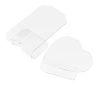 SAFIGLE 2pcs Transparent Manicure Mixing Trays for Eyeshadow Nail Art Lightweight Portable Makeup Palette for Easy Blending Display Great for Travelling