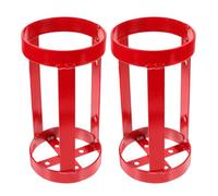 SAFIGLE 2pcs Vehicle Extinguisher Bracket Metal Fire Extinguisher Holder For Truck Rv Auto Secure Emergency Mounting Frame Compact Accessory