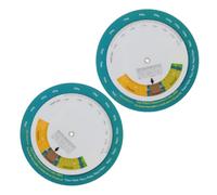 SAFIGLE 2Pcs Wall Mounted Body Index Wheel for Weight Management and Health Tracking Easy to Use Design for Home and Gym