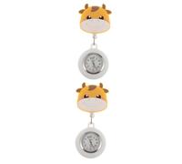 SAFIGLE 2pcs Women Pocket Watch Cartoon Style Hanger Watch for Nurse Practical and Delicate Easy Pick-up