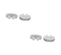 SAFIGLE 2sets 2pcs Snoring Nose Clips Comfortable Breathing Apparatus for Portable Nose Ventilation Purifier Easy to Use Clean for Quiet Sleep White 2pcs*2