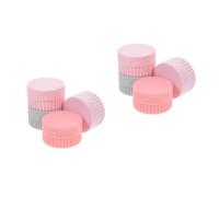 SAFIGLE 2sets 4pcs Silicone Travel Containers for Pills and Beauty Samples Versatile Organizer with Wide Opening Durable Easy to Clean Multiple Colors for Go Use 4pcs*2