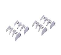 SAFIGLE 2sets Guitar Accessories Stainless Steel Picks Thumb Index Picks for Electric Guitar Bass Ukulele 8pcs*2