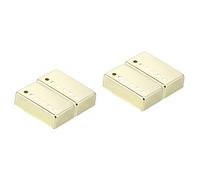 SAFIGLE 2sets Metal Pickup Cover Electric Guitar Accessory Wall Mount Double Coil Pickup Shell 2pcs*2