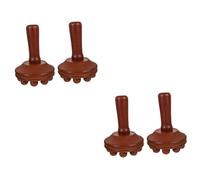 SAFIGLE 2sets Portable Wooden Massage Brush Handheld Body Massager Tool for Muscle Relief and Relaxation Wear Resistant Design for Efficient Use The Go 2pcs*2