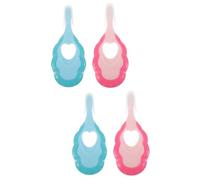 SAFIGLE 2sets Toothbrush Ergonomic Manual Travel Tooth Brushes for Soft Bristles Safe Materials for Year for Little Hands 2pcs*2