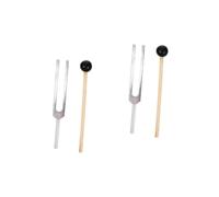 SAFIGLE 2sets Tuning Fork Hammer Musical Instrument Tool Sound Instrument for Therapy Music Set Meditation Device Aluminum Alloy Material