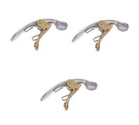 SAFIGLE 3 Pcs Trumpet Drain Fitting Trumpet Draining Tool in B Flat Replacement Key Part for Watergate Key Supply Essential for Cleaning after Use