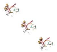 SAFIGLE 3 Sets Guitar Wiring Harness Kit 5 Way Toggle Switch Pre- Harness 1 Volume 1 Tone Pot Jack 250k 1t1v Metal Components