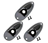 SAFIGLE 3 Sets Wear-resistant Electric Guitar Jack Output Guitar Accessory Compatible for Fender Replacement Part