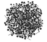SAFIGLE 300 Pcs Glass Safety Eyes for Crafts Crochet Stuffed Smooth Transparent Animal Eyes for Wool Felt Clay Dolls Amigurumi DIY Projects