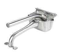 SAFIGLE 304 Stainless Steel Manual Fruit Juicer Handheld Lemon Squeezer with Seed Strainer Portable Citrus Press for Kitchen and Household Use