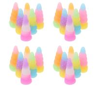 SAFIGLE 30pcs Girls Hair Accessories Diy Kit Unicorn Horn Craft Supplies Resin Hair Clips Horn Headband for Boys and Girls Party