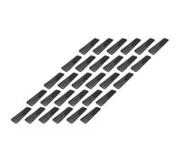 SAFIGLE 30pcs Hook and Loop Strip Tape with Strong Adhesive, Double-Sided Heavy Duty Fastening Strips Made of Polyester and Nylon Yarn for Arts and Crafts Organisation