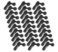 SAFIGLE 30pcs Lightweight Plastic Ball Head Microphone Arm Joint Adapter for Desk Clamp Mic Stand, Sturdy Spherical Pivot Joint Suitable for Podcasts and Portable Microphone Setups