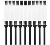 SAFIGLE 30Pcs Mini Beard Cleaning Brush Lightweight Plastic Grooming Tool for Easy Hair Removal for Barbers Home Use Cleans Hair Clippers Electronic Devices