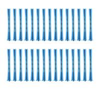 SAFIGLE 30pcs Plastic Hair Perm Rods with Caps and Elastic Bands for Short Hair, Versatile Styling and Prevents Breakage, Suitable for Home Use and Professional Hairdressing Practice