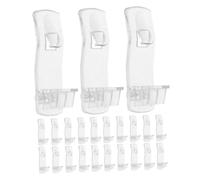 SAFIGLE 30pcs Plastic Shelf Pegs Clear Shelf Supports Plastic Replacement Peg Cabinet Support Replacement Locking Pin Transparent