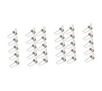 SAFIGLE 30pcs Trumpet Drain Clique Components Replacements for Draining Springs Accessories Suitable for Callie Silver Snarling Key Components