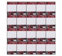 SAFIGLE 30pcs Wine Tasting Score Cards for Blind Tasting Events Professional Wine Evaluation Feedback Sheets Party Supplies with Aroma Notes and Scoring Guide