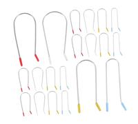 SAFIGLE 32 Pcs Electric Hot Roller Clips for Hair Curlers Replacement Securing Clips for Large Heated Rollers U-Shaped Pin Design for Easy Styling