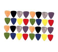 SAFIGLE 32pcs Guitar Picks Felt and Wool Plectrums for Ukulele and Guitar Comfortable Grip