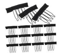 SAFIGLE 3bags Spring Comb Wig Accessories Cloth Edging Steel Spring Comb Wig Hair Clips for Making Caps Hairpiece Caps