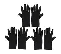SAFIGLE 3pairs Elastic Spandex Gloves Jewelry Inspection Gloves Etiquette Breathable Performance for Jewelry Etiquette