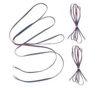 SAFIGLE 3pcs 4-pin to 6-pin Stepper Motor Connection Wire White Plastic Terminal for 3d Printer and Extruder, Ensures Steady Power Transmission and Prevents Step Loss, for Upgrades