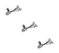 SAFIGLE 3pcs A500k Potentiometer Split Shaft Audio Taper for Electric Guitar Wiring Harness Guitar Potentiometer Replacement Parts for Backplate Use