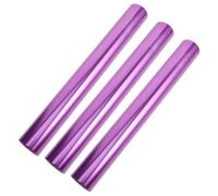 SAFIGLE 3pcs Aluminum Alloy Relay Race Baton for Track Field Relay, Ultralightweight with Standard Diameter and Smooth Surface, for Running Race Events and Athlete Training