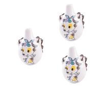 SAFIGLE 3pcs Animal Ornament for Home Ocarina Flute Desktop Decor Music Instrument for Boys and Girls Family Friends
