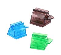 SAFIGLE 3pcs Automatic Toothpaste Squeezer Holder Rolling Tube Dispenser Childrens Toothpaste Years