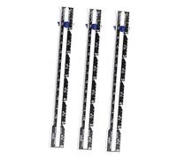 SAFIGLE 3pcs Button Position Ruler for Sewing DIY Handmade Crafting Aluminum Plastic Fixed Measuring Gauge Metric Scales Practical Tool for Button Placement and Seam Margins Random Color