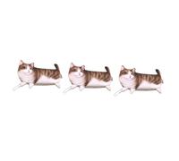 SAFIGLE 3pcs Cartoon Cat Pattern Pen Bag for Boys and Girls Cute and Pencil Case Design for School Stationery Organization and Cute Girls