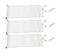 SAFIGLE 3Pcs Chinese Calligraphy Paper Scrolls, Aged Blank Hanging Scrolls for Calligraphy Practice, 30X80Cm Red Antique Style Xuan Paper for Painting and Drawing