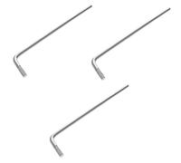 SAFIGLE 3pcs Chrome Electric Guitar Single Tremolo Arm Thread Metal Whammy Bar for Guitar Accessory