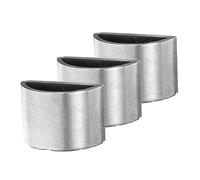 SAFIGLE 3pcs Copper Ferrule for Cello Bow Frogs Replacement Parts Semi-circular Ring Repair Kit for Cello Bow Making and Maintenance