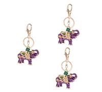 SAFIGLE 3pcs Cute Elephant Keychain Pendant Bag Decoration for Keys Backpacks and More Adorable Idea for All Ages