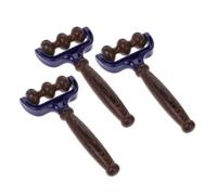 SAFIGLE 3pcs Deep Tissue Muscle Relief Massage Roller Wooden Manual Massager Foot Massager Roller Tool for Runners Fitness