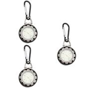 SAFIGLE 3pcs Fob Watch Quartz Clip Design for Backpacker Sport Watches for Men Fluorescence Easy Read Face for Camping