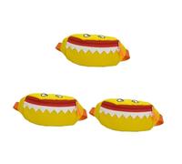 SAFIGLE 3pcs Girls Fanny Pack Cartoon Canvas Waist Bag Purse for Boys and Girls Party Favors Stylish Fashion Bag Bright Design for Boys and Gifts