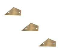 SAFIGLE 3pcs Guitar Bass Fret Leveling Ruler Fret Measuring Device String Height Measuring Kit for Luthier Maintenance