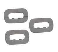 SAFIGLE 3pcs Home Refrigerator Freezer Lock for Boy Girl Protective Lock Easy One-Handed No Tools Required Grey Boy Girl Safety Latch to Prevent Unwanted Access