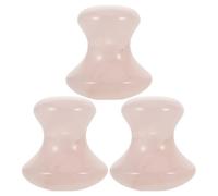 SAFIGLE 3PCS Jade Roller: Mushroom Shaped Facial Gua Sha Tool - Face Massager Crystal Massage Stone - Facial Roller for Spa Beauty Salon & Daily Skin Care